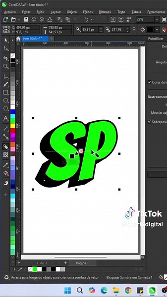 Efeito Cartoon em Texto no CorelDRAW de Forma Fácil