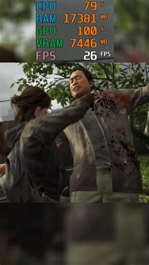 Ellie Aggressive Gameplay 10 - Samsung Book Intel i5 iris Xe Graphics. #thelastofus #pcfraco