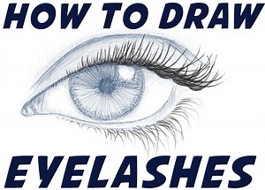 How to Draw Eyelashes (Women’s and Men’s) Easy Step by Step Drawing Tutorial for Beginners – How to Draw Step by Step Drawing Tutorials
