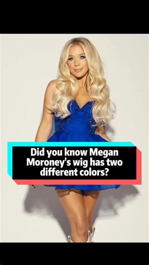Did you know Megan Moroney’s wig has two different colors？#usa #fyp #... | Our great World