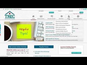 How to Find Your Real Estate License Expiration Date on TREC's Website