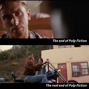 Pulp Fiction has two endings: the chronological one, and the literal final scene of the film. | Quentin Tarantino Fan Club