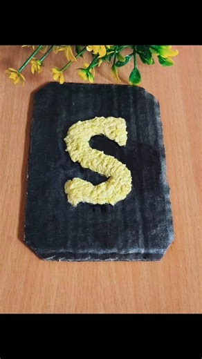 Hand crafted material, using tisu paper,making S letter,,#shorts #shortvideo #tisupaperhandcrafted