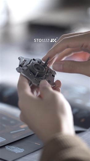 Even if you know nothing about mechanics, you’ll still be drawn in -Metal Nautilus. #stodeer #nautilus #metalmodel #steampunk #giftideas #fyp #3dpuzzle #unboxing #relaxing | stodeer.official