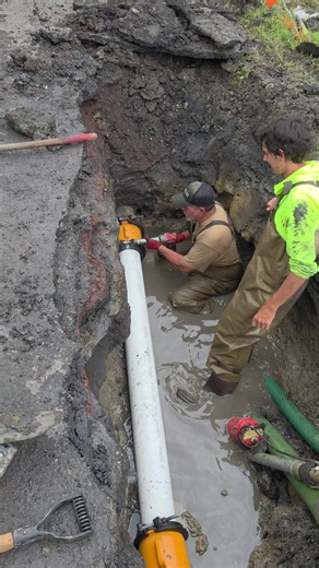 Even the old man got wet on this one.##cityworker #staunton #locator #leak #worksucks Friday afternoon of course
