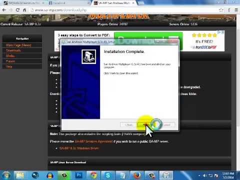 How to create/register an account in samp
