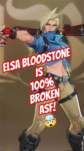 ELSA BLOODSTONE IS 1000% BROKEN ASF IN MARVEL RIVALS! #marvelrivals 🤯