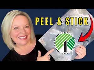 *GENIUS* Dollar Tree Peel and Stick Wallpaper DIY Decor Hacks You'll Love!
