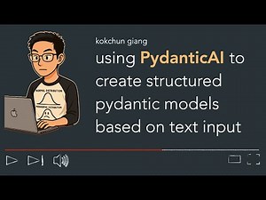 PydanticAI fundamentals outputting structured pydantic model
