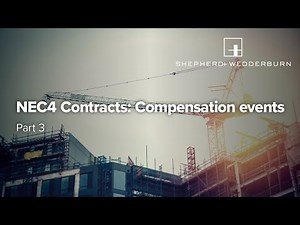 Construction & Infrastructure Webinar Series: Compensation Events