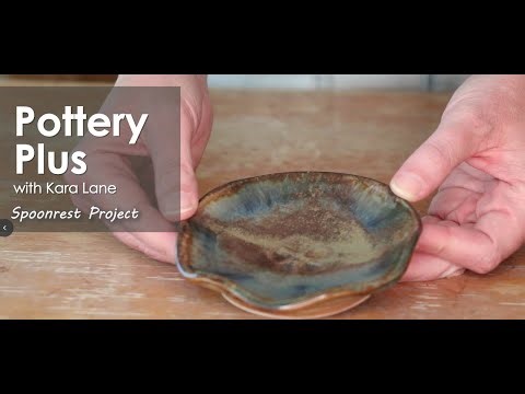 Pottery Tutorial- Making a Spoon Rest on the Wheel