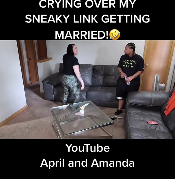 April and Amanda CRYING OVER MY SNEAKY LINK GETTING MARRIED!🤣