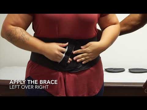 How to apply a LSO back brace