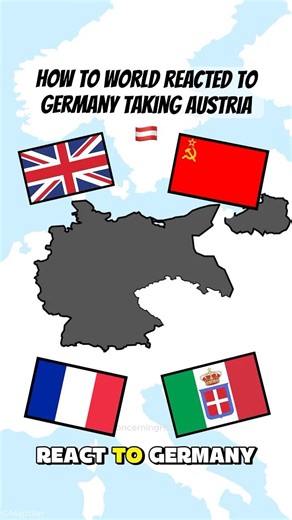 How Countries Reacted When Hitler Took Austria #history