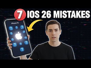 7 Common iOS 26 Mistakes You Are Still Making | Fix Slow iPhone & Battery Drain (2025)