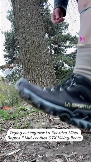 Trying out my new La Sportiva Ultra Raptor II Mid Leather GTX Hiking Boots:comfortable & lightweight
