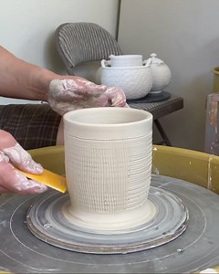 123K views · 233 reactions | 579. Making an altered rim Teabowl/Chawan with sodium silicate texture. Watch the detail on my YouTube channel: https://www.youtube.com/watch?v=-1gS762V2lc | Hsin-Chuen Lin Ceramics | Facebook