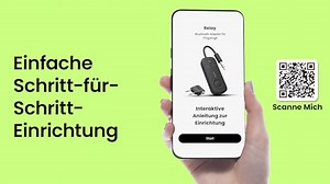 Avantree Relay – Bluetooth 5.3 Adapter für Flugzeug mit Qualcomm aptX Adaptive, für 2 AirPods oder Kopfhörer, 20 Std. Wiedergabezeit, 3,5mm AUX Klinke Transmitter Sender für Reisen, Fitnessstudio