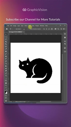 Convert Low Res Graphic to High Res in Photoshop #photoshop #shorts