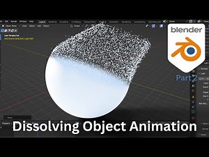 Making an Object Dissolving animation in Blender | Blender tutorial (Part 2)