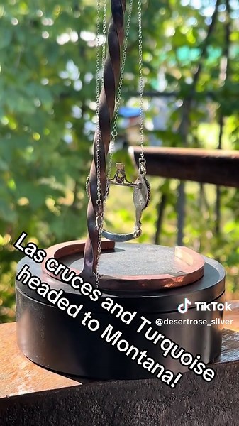 Turquoise Spade Bit Necklace: From Las Cruces to Montana