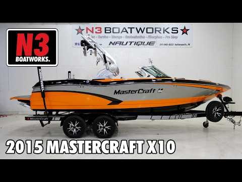 2015 MasterCraft X10 - Orange/Silver Metallic - Walk Through || N3 Boatworks