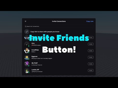 How to Make an Invite Friends Button in Roblox Studio