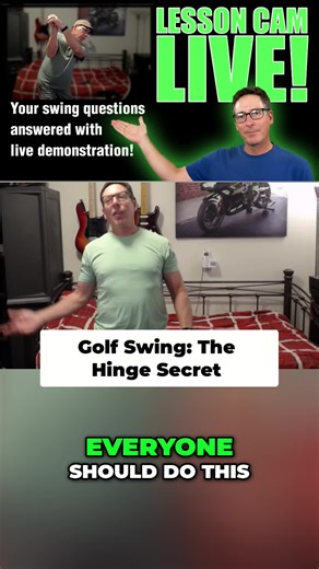 Professional golfers hinge early for a reason. Feel the hinge in your swing—it's a game changer. #golfswing #golftips #golfcoach #golfinstruction