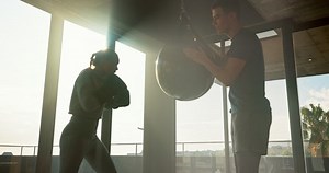 Boxing Woman Personal Trainer Fist Power Stock Footage Video (100% Royalty-free) 1096671157 | Shutterstock