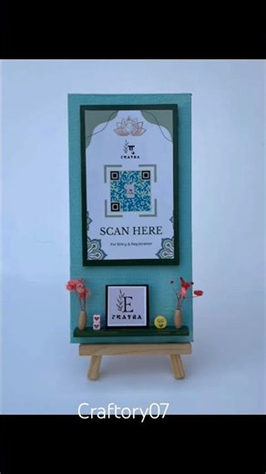 QR code frame 💫happy customer🤩 handmade with love 💖