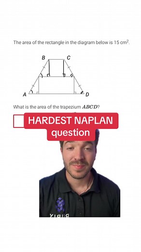 NAPLAN starts tmr heres the hardest geometry question ive seen #math #school #exam #study