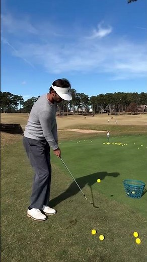 This a really easy chipping drill Find a hard pan or tight lie just off the green with a short side
