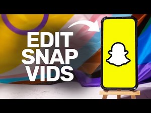 How To Edit Snapchat Videos 2025 (iPhone & Android)