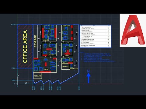 AutoCAD Plant Layout