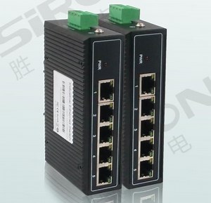 [Hot Item] Siron Industrial Switch T380 Series 4-Port/5-Port 10V~52V 100/1000Mbps IP30 Protection Switch