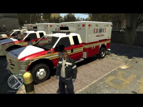GTA 4 | Firefighter Mod | FDNY Ambulance #1