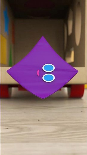 🚌🔺 Learn Shapes & Colors with Toy Bus | Fun Kids Cartoon 🎨✨ #animation #cartoon #shapes