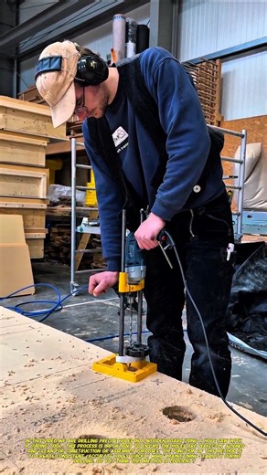 Fast & Accurate Wood Drilling Using Hole Saw Guide | Smart Woodworking Technique.
