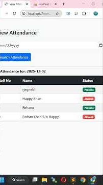 Building an Attendance Management System in PHP (Step-by-Step)