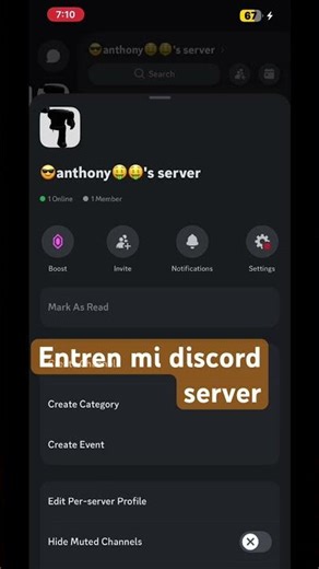 Entren mi discord server