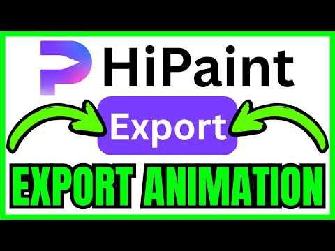 How To EXPORT ANIMATION In HiPaint (QUICK & EASY) 2026