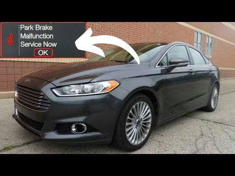 2013-2020 Ford Fusion parking brake malfunction reset