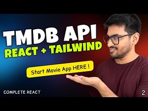 React + Tailwind Setup & TMDB API Key Guide (Step-By-Step)