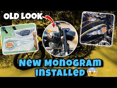 Finally Old Monogram Installed In New Bullet 350😱 New Lamination🤯 Old Look🤯