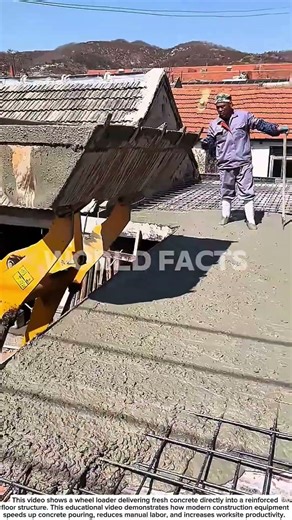 Wheel Loader Concrete Pouring – Fast Construction Work Efficiency