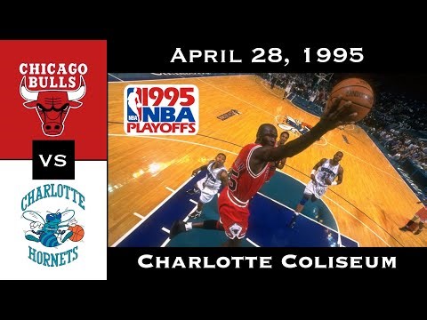 Full Game: The 48-Point Playoff Return | Michael Jordan vs Hornets (April 28, 1995)