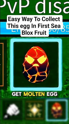 Easy Way To Collect Molten Egg In First Sea Blox Fruit