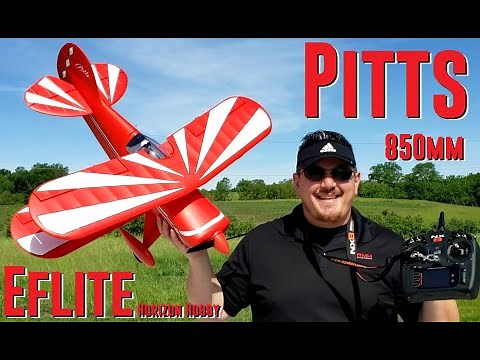 Eflite - Pitts S-1S - 850mm - Unbox, Build, Radio Setup, & Flights