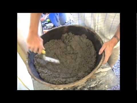 diymolds.com - Making a Concrete Birdbath or Planter Freehand Molding / Casting