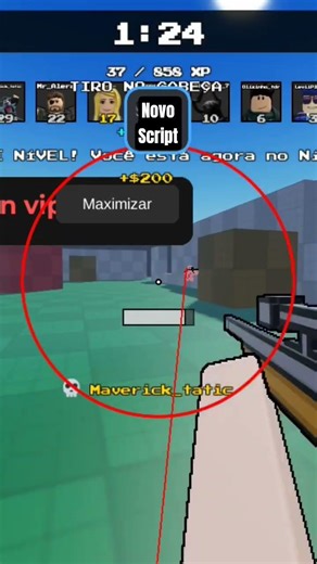 SCRIPT PARA [ FPS ] PASSEIO #youtube #roblox